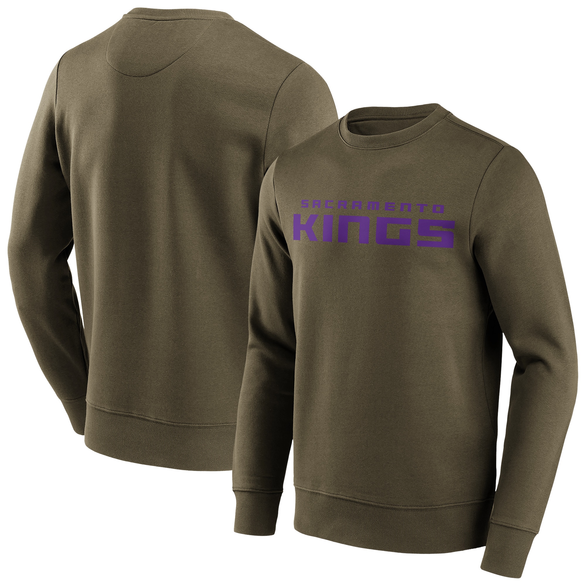 Sacramento Kings Fanatics Branded Fashion Color Wordmark Crew Sweatshirt - Herren Image