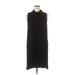 CATHERINE Catherine Malandrino Casual Dress - Shift Mock Sleeveless: Black Solid Dresses - Women's Size X-Large