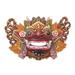 Barong Dance,'Balinese Handpainted Good vs. Evil Wood Dance Mask'