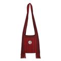 Crimson Lands,'Handmade Red Shoulder Bag'