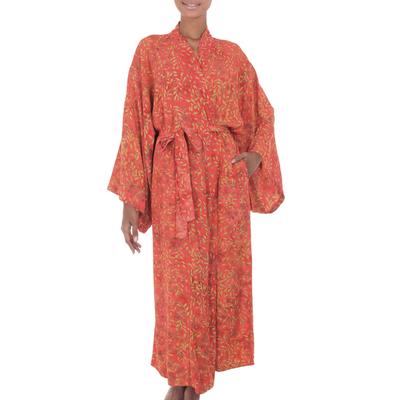 Batik robe 'Autumn Joy'