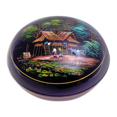 Countryside Visit,'Lacquerware Mango Wood Box from...