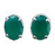 'India Green' - Unique Women's Stud Onyx Earrings