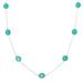 Lively Innocence,'Green Onyx Station Necklace Crafted in India'