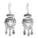 Small Miracles,'Taxco Milagrito Dangle Earrings in 925 Sterling Silver'