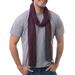 Diamond Sophistication,'Men's Alpaca Blend Scarf in Teal and Cherry from Peru'