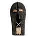 Congolese wood African mask, 'Kind Neighbor' - Congo Zaire Wood Mask