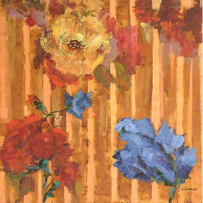 'Loose Flowers' - Floral Impressionist Painting