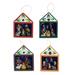 'Hand-Painted Retablo Nativity Ornaments (Set of 4)'