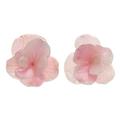 Blooming Hydrangea,'Hydrangea Petal Button Earrings from Thailand'