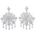 'Silver Dance' - Sterling Silver Filigree Chandelier Earrings