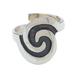 Modern Spiral,'Handcrafted Sterling Silver Ring'