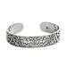 Indonesian Lace,'Artisan Crafted Sterling Silver Cuff Bracelet'