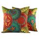 Applique cushion covers, 'Glorious' (pair)