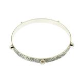 Pearl Dream,'Bangle Bracelet Made with Cultured Pearls and 950 Silver'