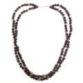 Amethyst strand necklace, 'Wisdom's Fortune'
