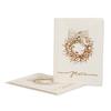 Christmas greeting cards, 'Golden Wishes' (set of 4)