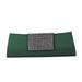 Beaded clutch evening bag, 'Emerald Allure'