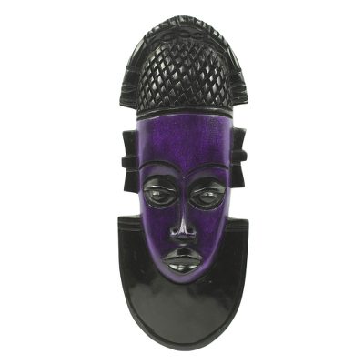 African wood mask, 'Queen Idia'