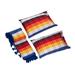 Beautiful Rainbow,'Twin Cotton Bedspread and Pillowcases with Stripes'