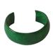 Annula in Green,'Handcrafted Modern Leather Cuff Bracelet'