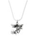 The Hammer and the Dragonfly,'Hammer Dragonfly Art Sterling Silver Pendant Necklace'