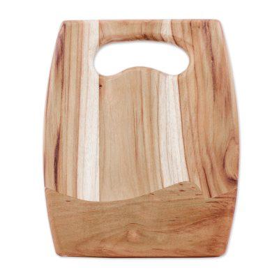 Surf,'Handcrafted Teak Wood Cutting Board'