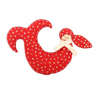 Christmas Mermaid,'Felt Wool Mermaid Holiday Tree Topper'