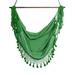 Take Me to the Forest,'Green Hand Crafted Cotton Hammock Swing from Guatemala'