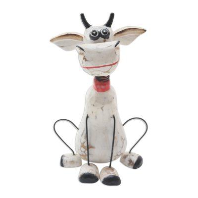 Donkey Derby,'Distressed Finish Albesia Wood Donkey Statuette'