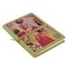 Handmade paper journal, 'Postcard from Rajasthan'