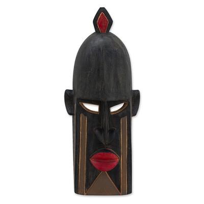 Dogon Tribe II,'Hand Made African Sese Wood Mask'