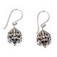 Women's 925 Sterling Silver Earrings from Indonesia 'Silver Fruit'