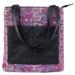 Majestic Wisteria,'Kantha Embroidered Silk Shoulder Bag in Wisteria from India'