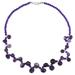 Natural Signature,'Purple Quartz Necklace with Free-Form Amethysts'