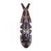 Kobi,'Hand Crafted Wall Hanging West African Wood Mask'