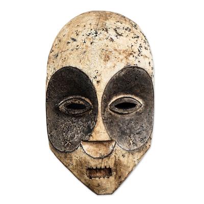 Bakongo,'Artisan Crafted Sese Wood Mask'