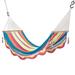 Tropical Dreams,'Handcrafted Cotton Rope Hammock in Colorful Hues (Single)'