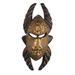 Sikakokor,'Embossed Brass and Wood African Mask'