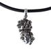 Taxco Pacal,'Men's Maya-Themed Taxco Sterling Silver Pendant Necklace'