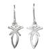 A Free Spirit,'Sterling Silver Artisan Crafted Earrings from West Africa'