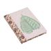 Floating Leaf,'Handcrafted Leaf-Themed Paper Journal from India'