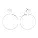 Wondrous Circles,'Round Sterling Silver Dangle Earrings from Thailand'