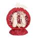 Star Nativity in Red,'Red Handcrafted Natural Fiber Nativity Scene with Star'