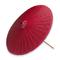 Decorative garden umbrella, 'Happy Garden in Crimson'