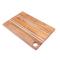 Stylish Chef,'Striped Teak Wood Cutting Board Crafted in Thailand'