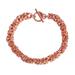 Bright Creativity,'Handcrafted Copper Byzantine Chain Bracelet from Mexico'