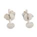 Dimples,'Sterling Silver Hammered Stud Earrings'