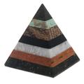 Energy,'Artisan Crafted Gemstone Pyramid Sculpture from Peru'