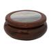 Secret Delight,'Wood and Grey Agate Decorative Box from Brazil'